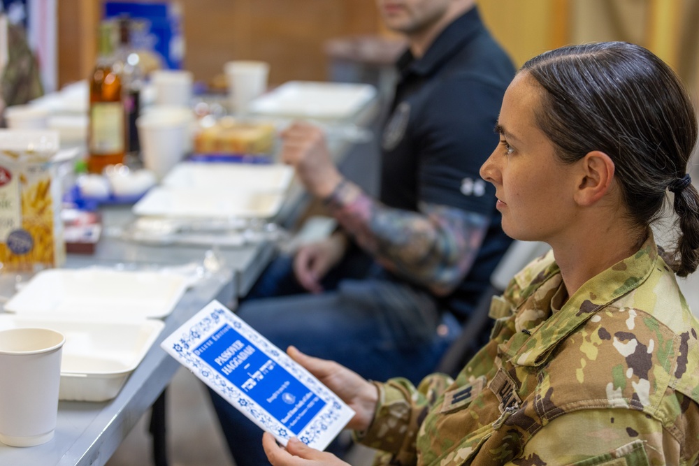 Seder Dinner at Erbil Air Base