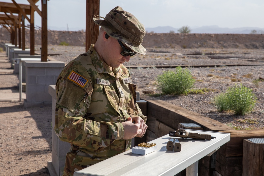 B Co 2-285th AVN REGT conduct Individual Weapons Qualification