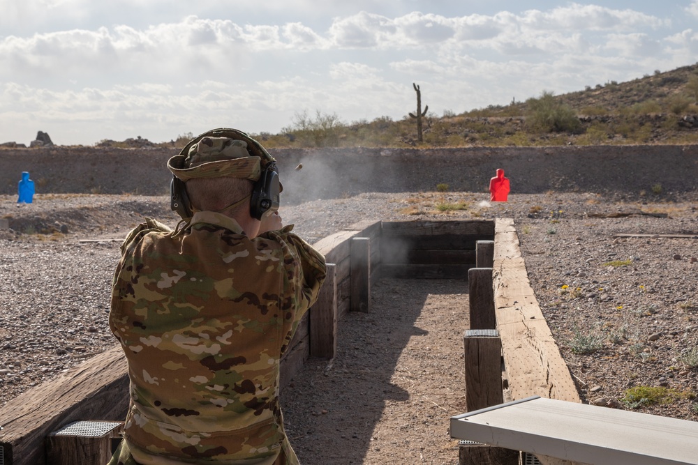 B Co 2-285th AVN REGT conduct Individual Weapons Qualification