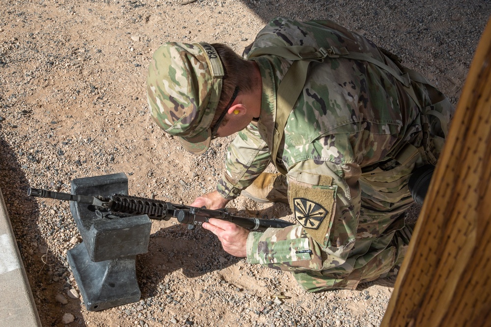B Co 2-285th AVN REGT conduct Individual Weapons Qualification