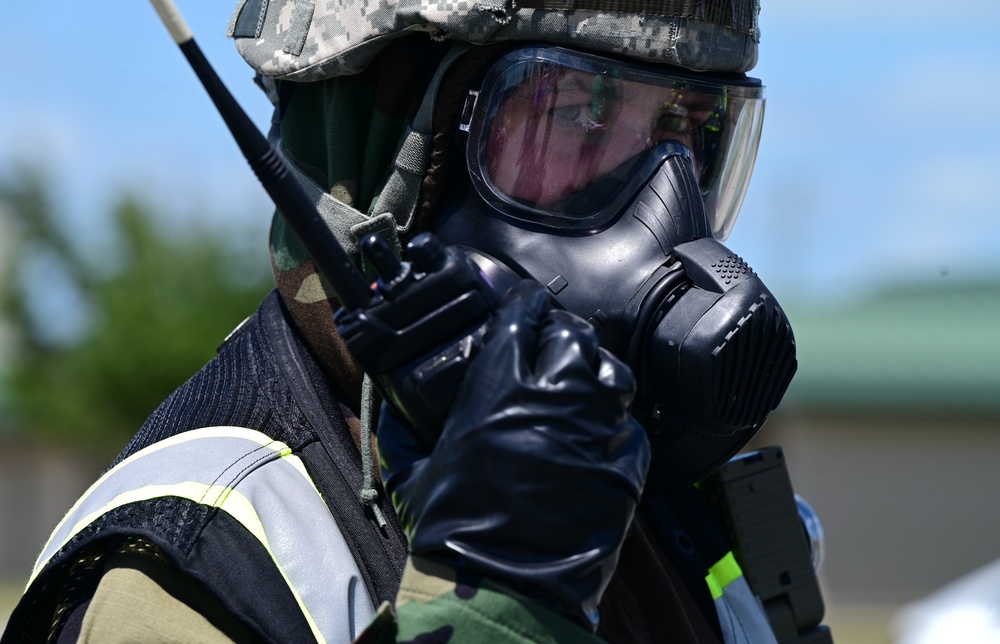 165th Airlift Wing hosts CBRN training exercise, Toxic Peach 2025