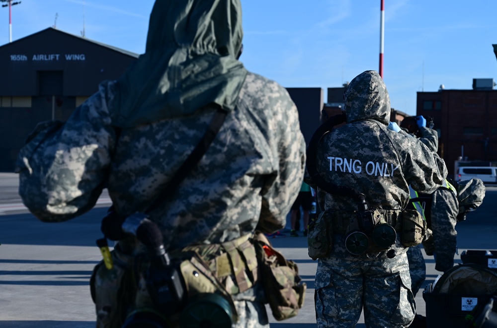 165th Airlift Wing hosts joint training exercise, Toxic Peach 2025