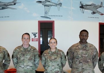 181st Intelligence Wing Leadership Recognizes Stand-Out Airmen after the Spartan Support exercise