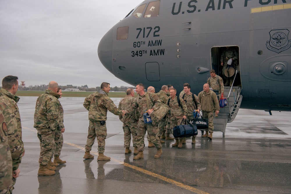 Airmen Return Home to the 158th FW