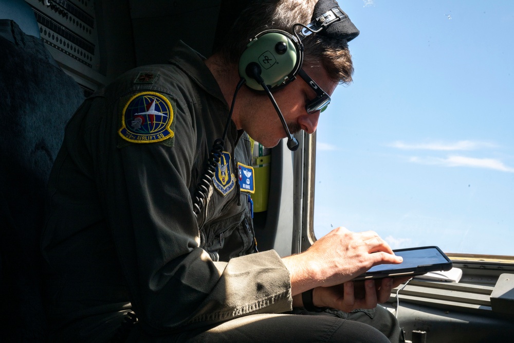 728th Airlift Squadron crew perform annual training in Pacific