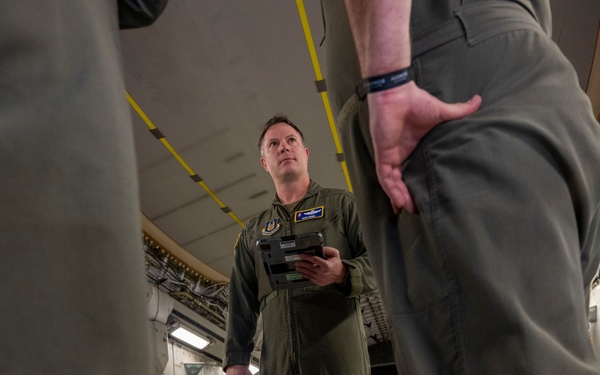 728th Airlift Squadron crew perform annual training in Pacific