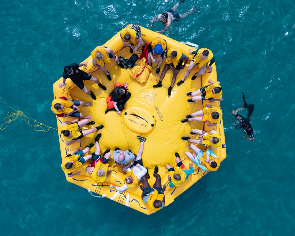 728th Airlift Squadron perform Water Survival Training with 15th OSS SERE