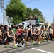 Half marathon, Hawaiian Festival held on Sagami General Depot attracts nearly 10,000 visitors
