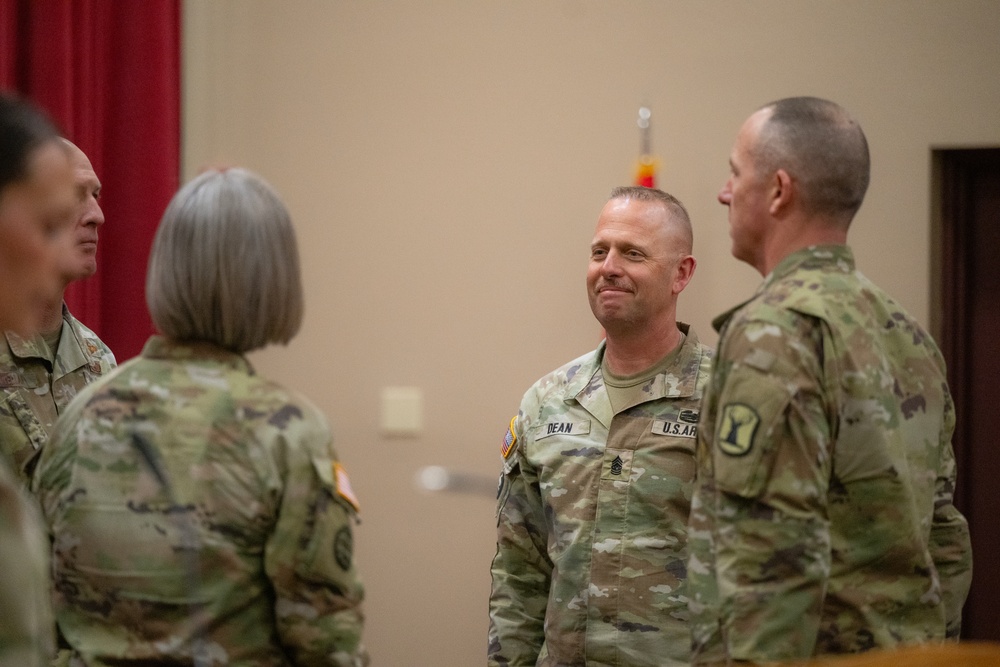 Command Sergeant Major Dean Takes The Reins