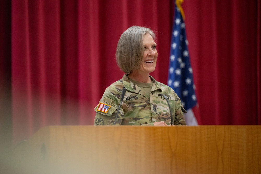 Command Sergeant Major Dean Takes The Reins