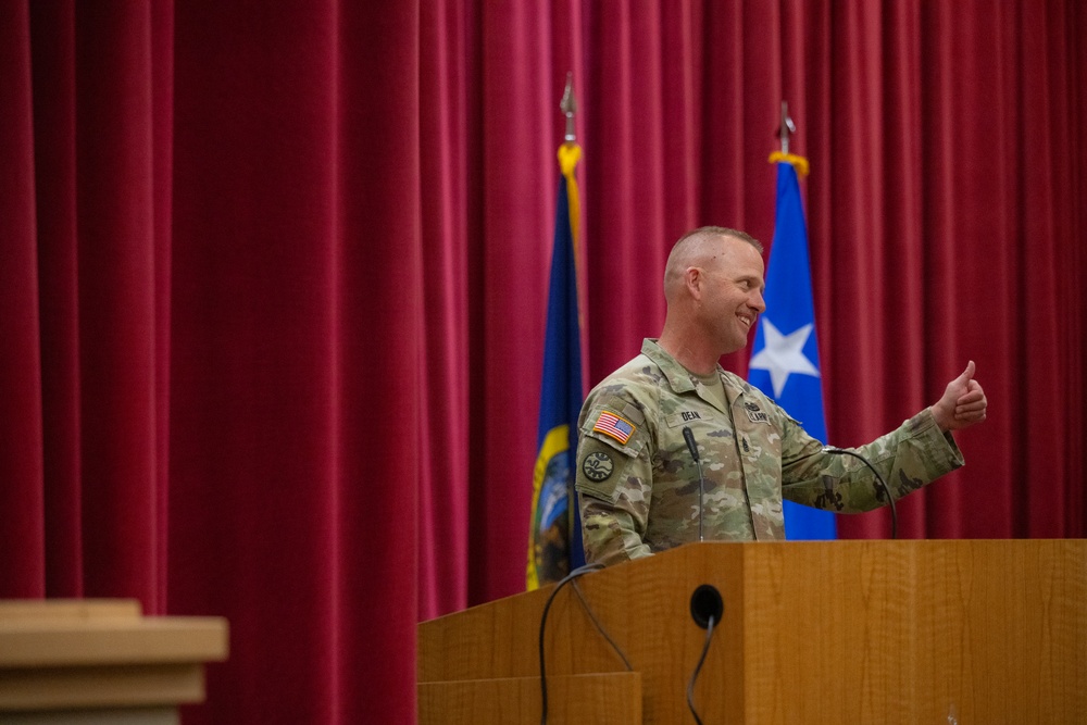 Command Sergeant Major Dean Takes The Reins