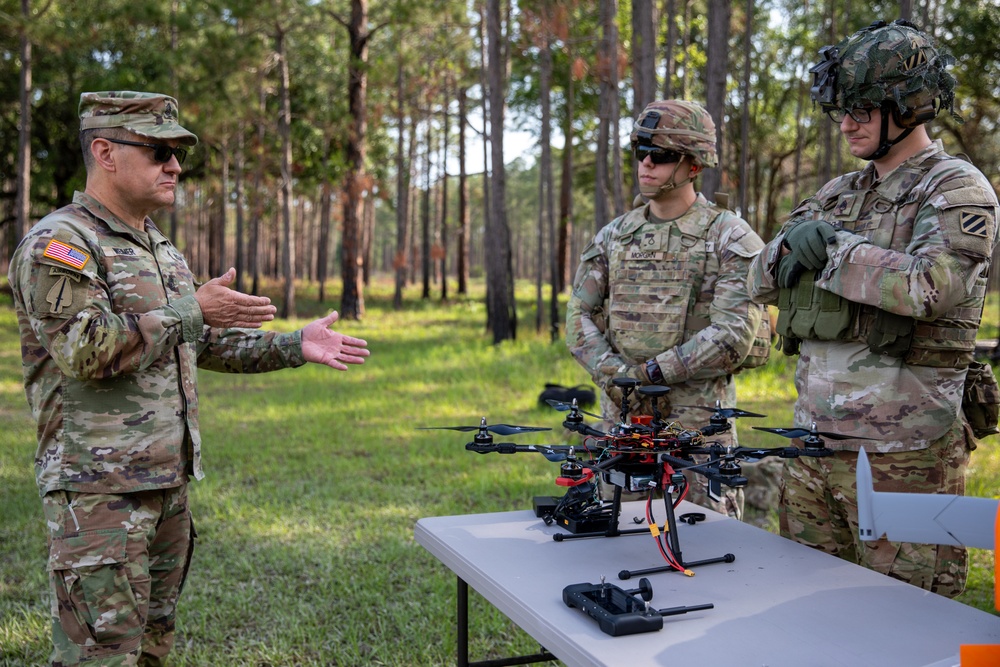 Sgt. Maj. of the Army Michael R. Weimer Visits the 3rd Infantry Division