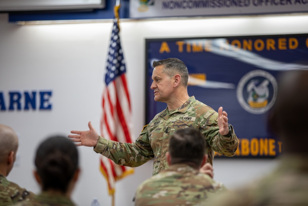 Sgt. Maj. of the Army Michael R. Weimer Visits the 3rd Infantry Division