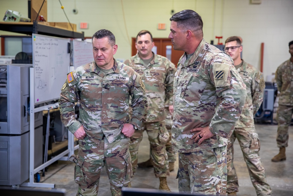Sgt. Maj. of the Army Michael R. Weimer Visits the 3rd Infantry Division