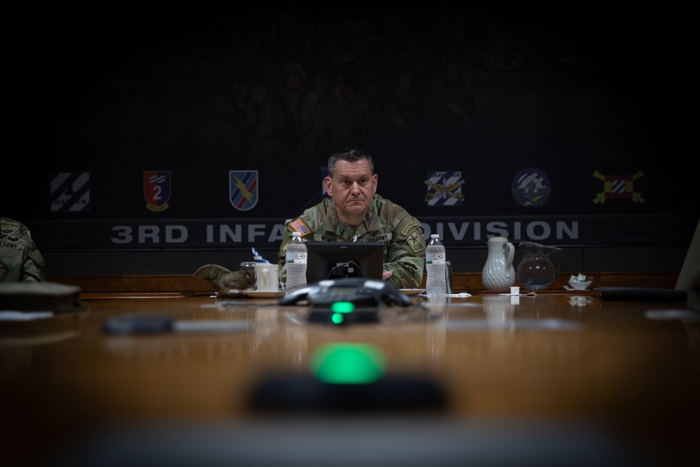 Sgt. Maj. of the Army Michael R. Weimer Visits the 3rd Infantry Division
