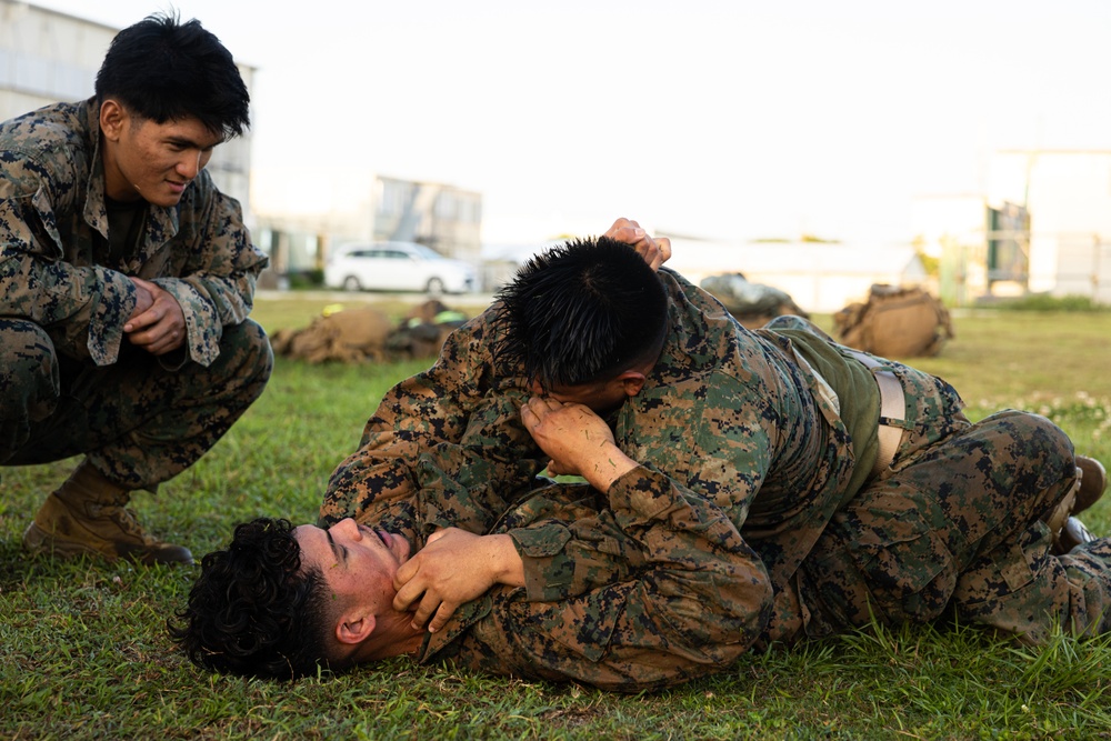 12th LCT Combat Engineers Participate in a Combat Conditioning PT