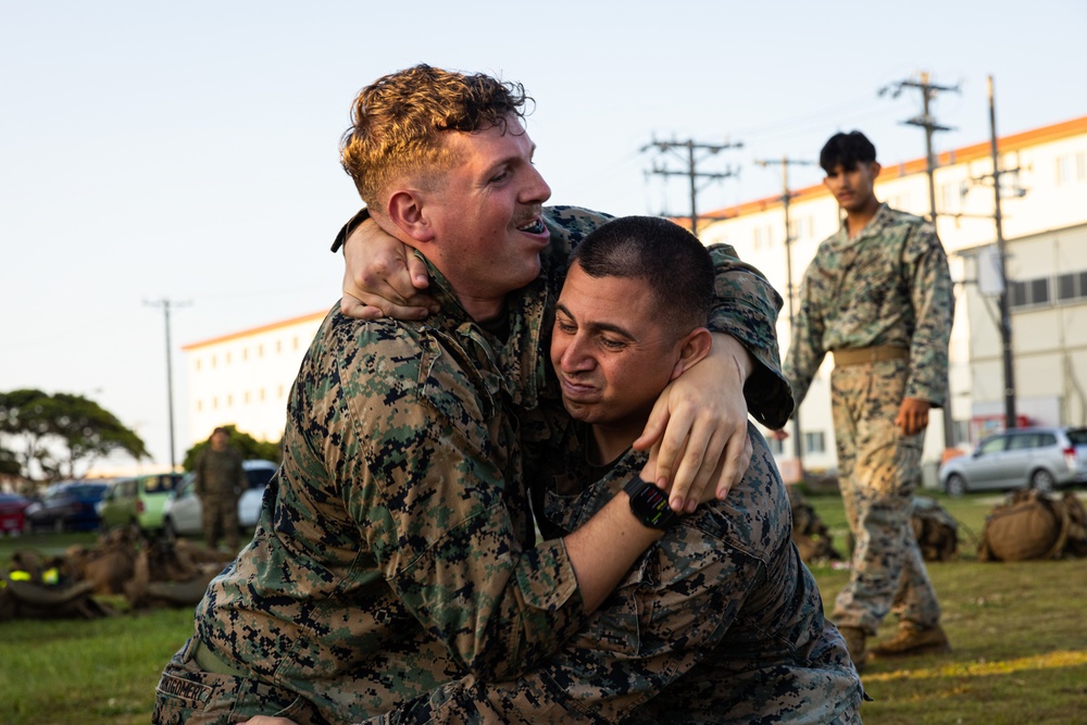 12th LCT Combat Engineers Participate in a Combat Conditioning PT