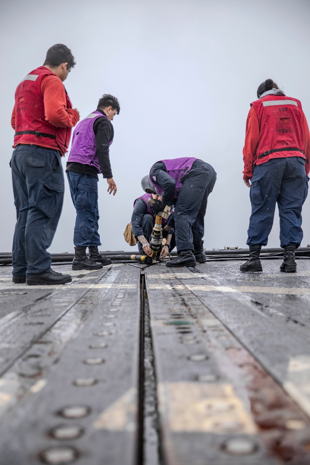 USS Preble Conducts HIFR Exercise