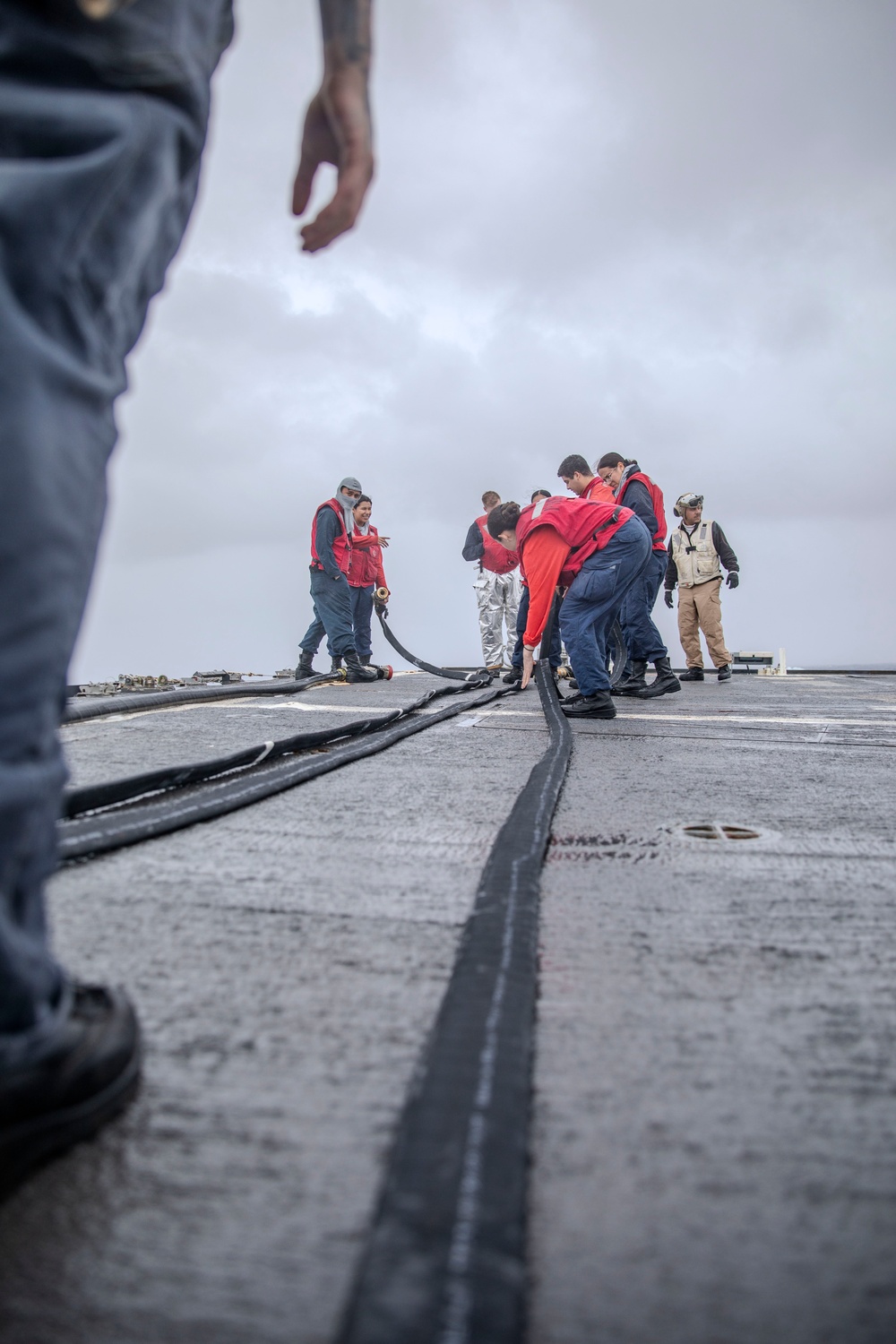 USS Preble Conducts HIFR Exercise