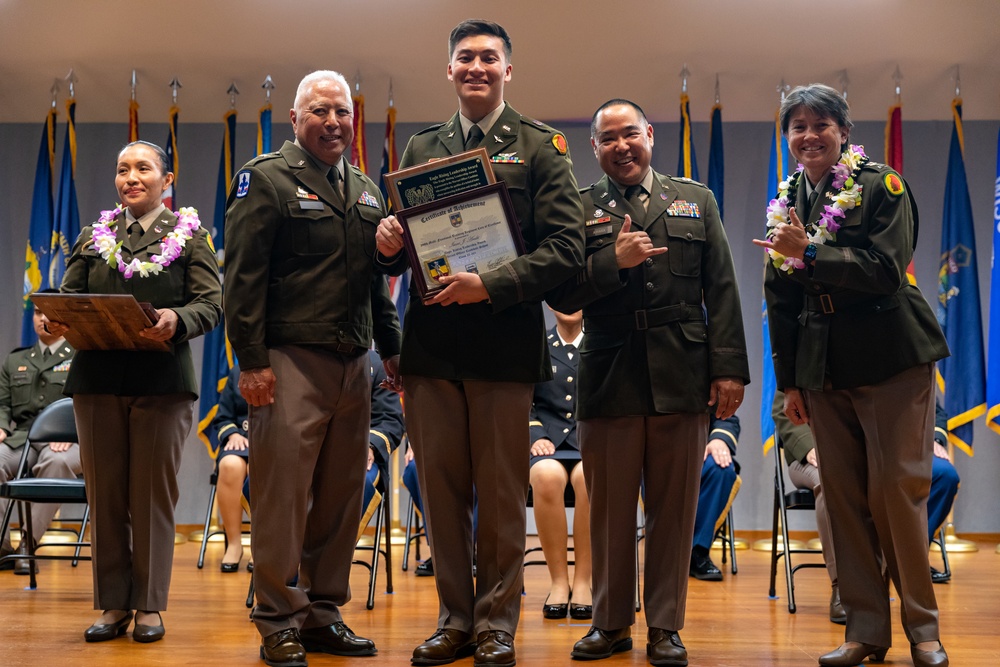 Hawaii Army National Guard Warrant Officer Candidate School Class 25-001 graduation ceremony