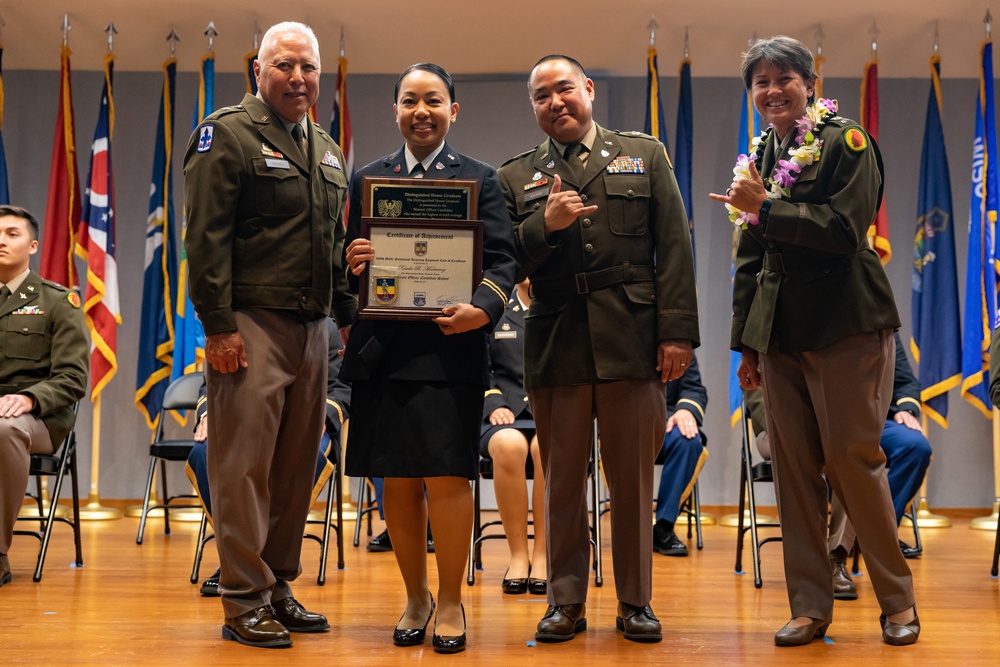 Hawaii Army National Guard Warrant Officer Candidate School Class 25-001 graduation ceremony