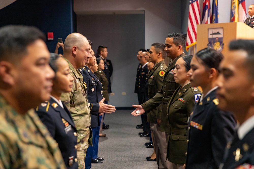 Hawaii Army National Guard Warrant Officer Candidate School Class 25-001 graduation ceremony