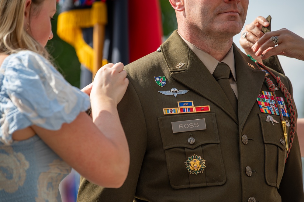 Brig. Gen. Matt Ross Promotion Ceremony
