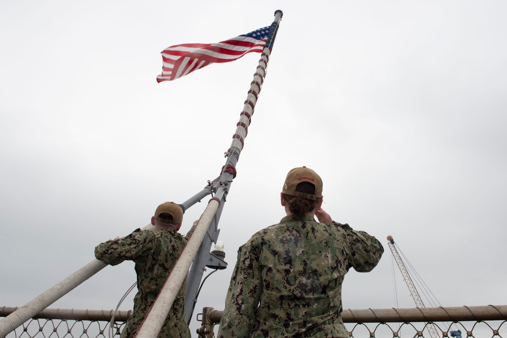 USS Blue Ridge arrives in Suva, Fiji