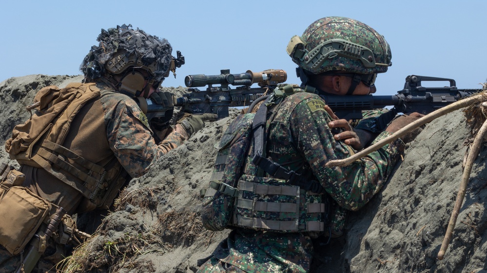 Balikatan 25: U.S., Philippine forces execute counter-landing live-fire