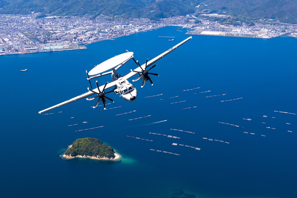 CVW-5 Aircraft fly in Formation during MCAS Iwakuni Friendship Day