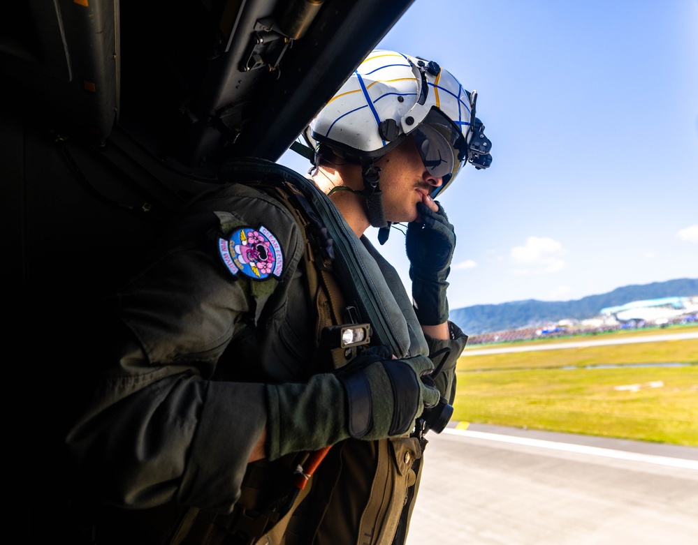 CVW-5 Aircraft Fly in Formation during MCAS Iwakuni Friendship Day