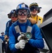 George Washington Sailors train during a general quarters drill