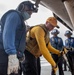 George Washington Sailors train during a general quarters drill