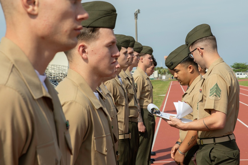 3rd Maintenance Battalion Conducts Uniform Inspection