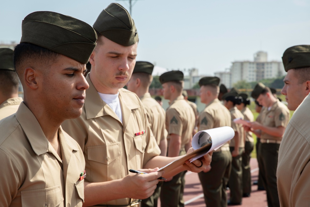 3rd Maintenance Battalion Conducts Uniform Inspection