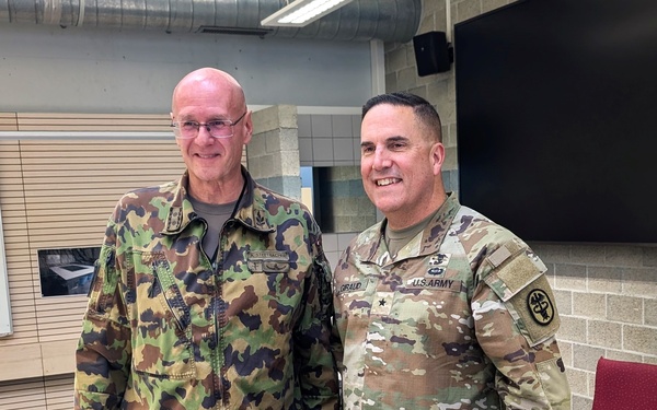 Medical Readiness Command, Europe conducts key leader engagement with Swiss Army medical leaders