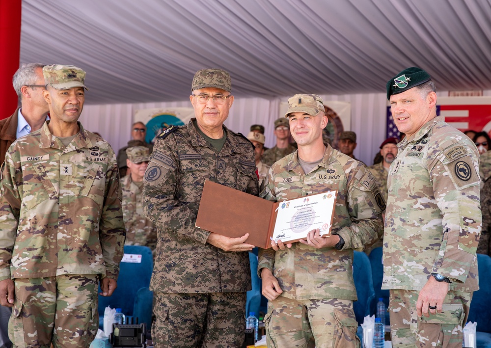 Distinguished visitors honor service members at African Lion 2025
