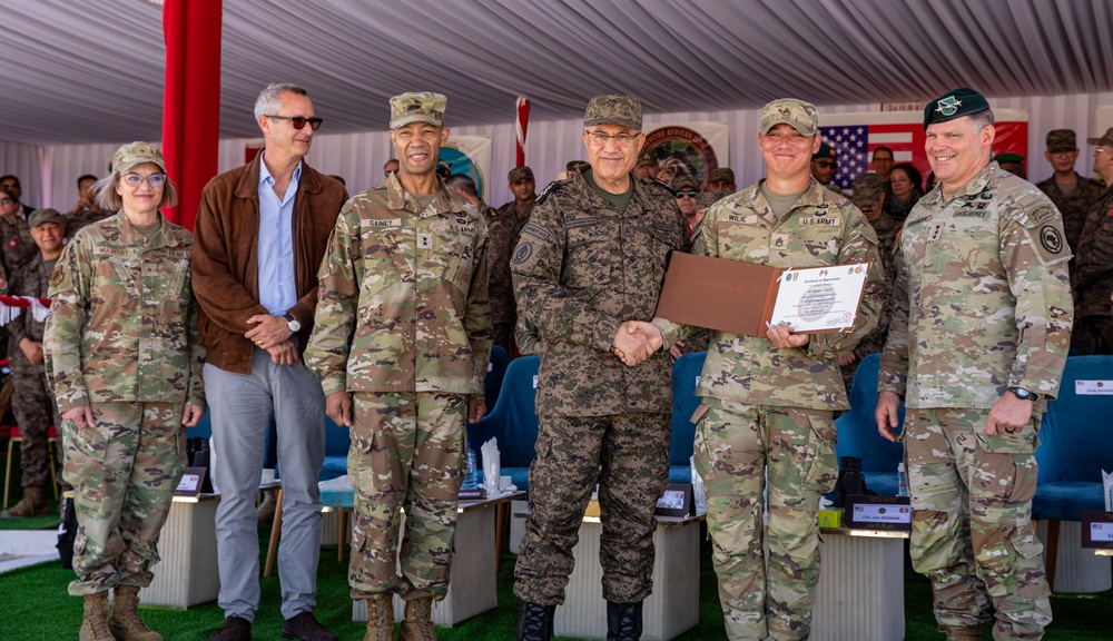 Distinguished visitors honor service members at African Lion 2025