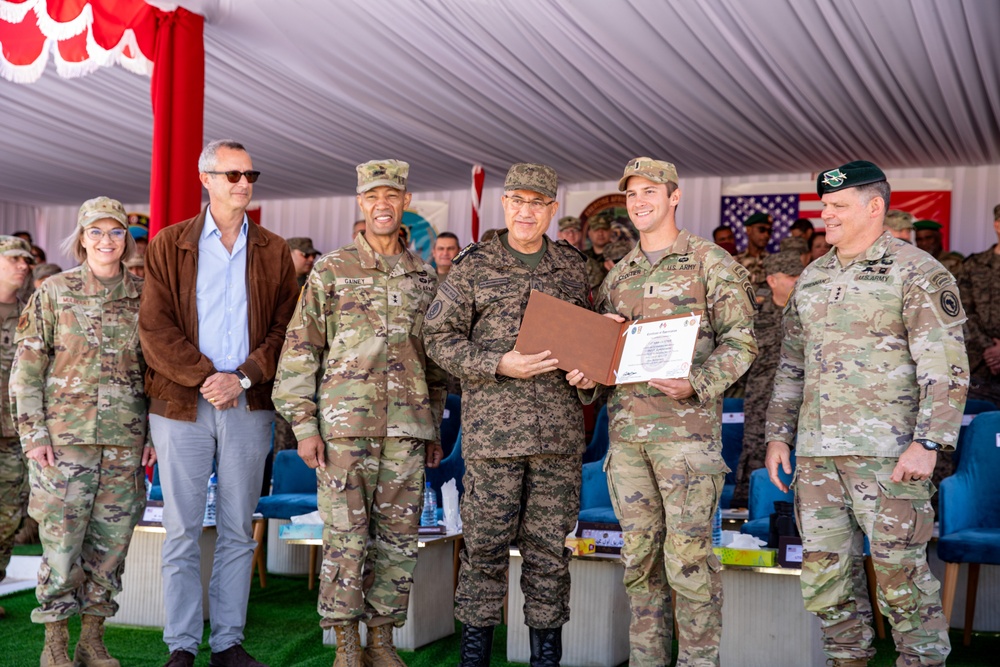 Distinguished visitors honor service members at African Lion 2025