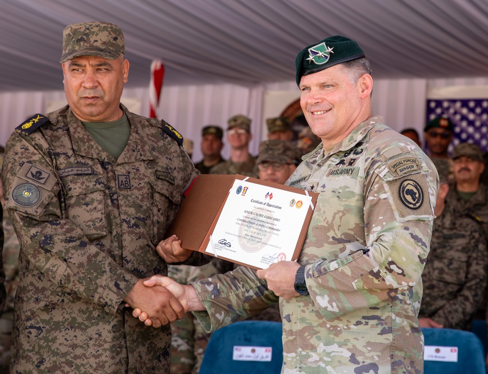 Distinguished visitors honor service members at African Lion 2025