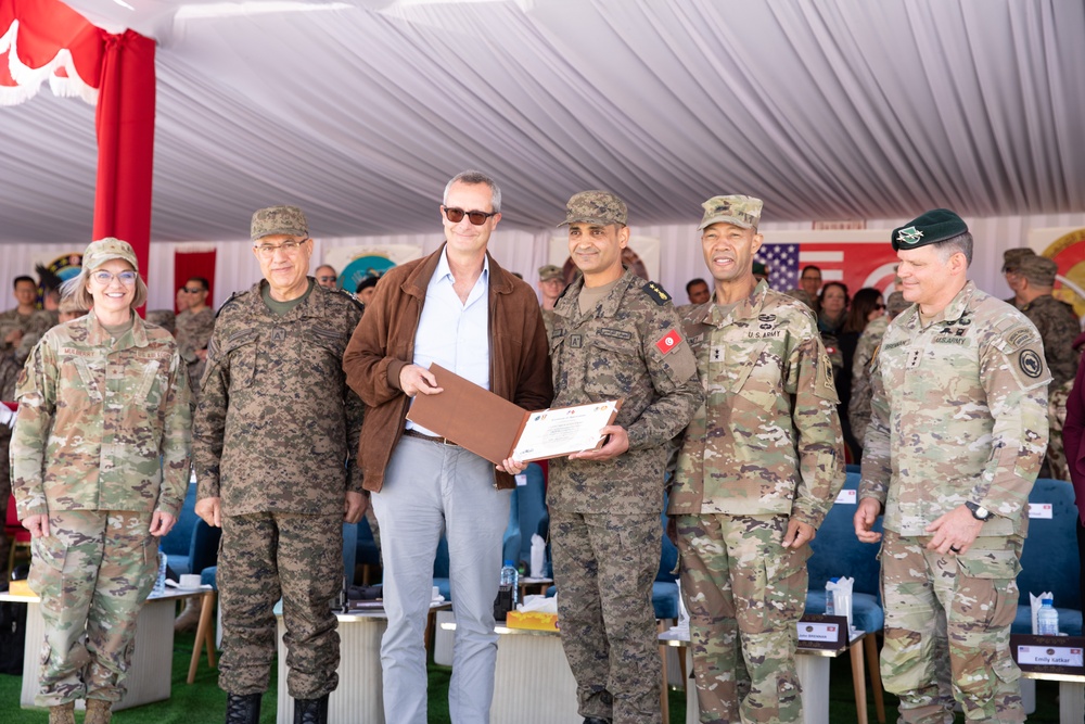Distinguished visitors honor service members at African Lion 2025