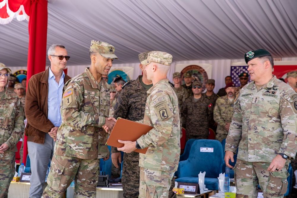 Distinguished visitors honor service members at African Lion 2025