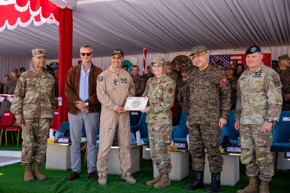 Distinguished visitors honor service members at African Lion 2025