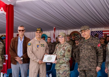 Distinguished visitors honor service members at African Lion 2025