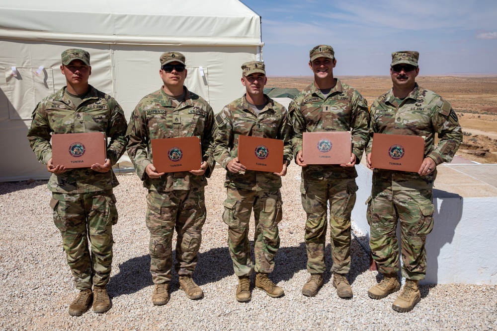 Distinguished visitors honor service members at African Lion 2025
