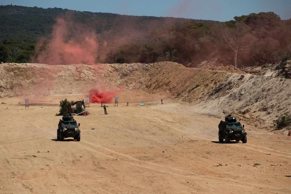 Multinational forces conduct final demonstration at African Lion 2025