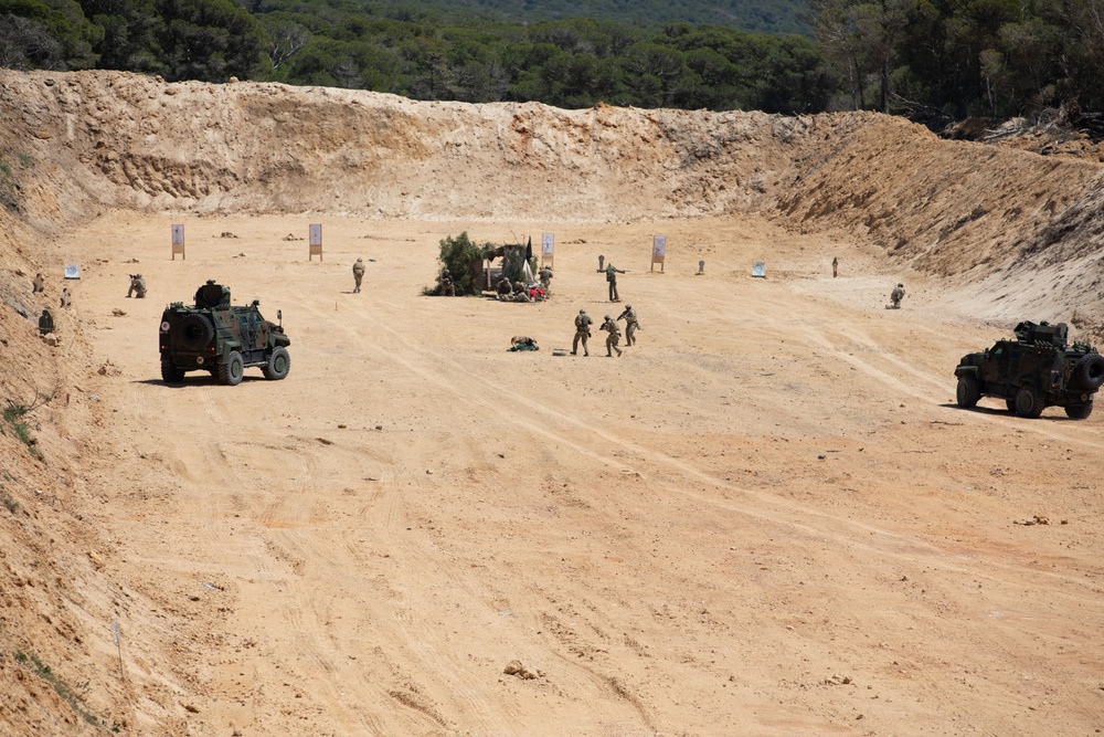 Multinational forces conduct final demonstration at African Lion 2025