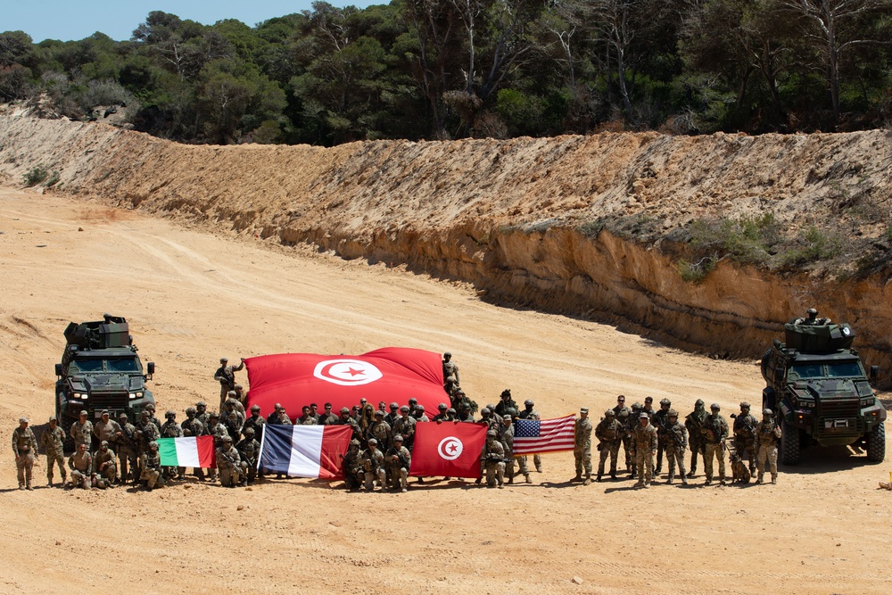 Multinational forces conduct final demonstration at African Lion 2025