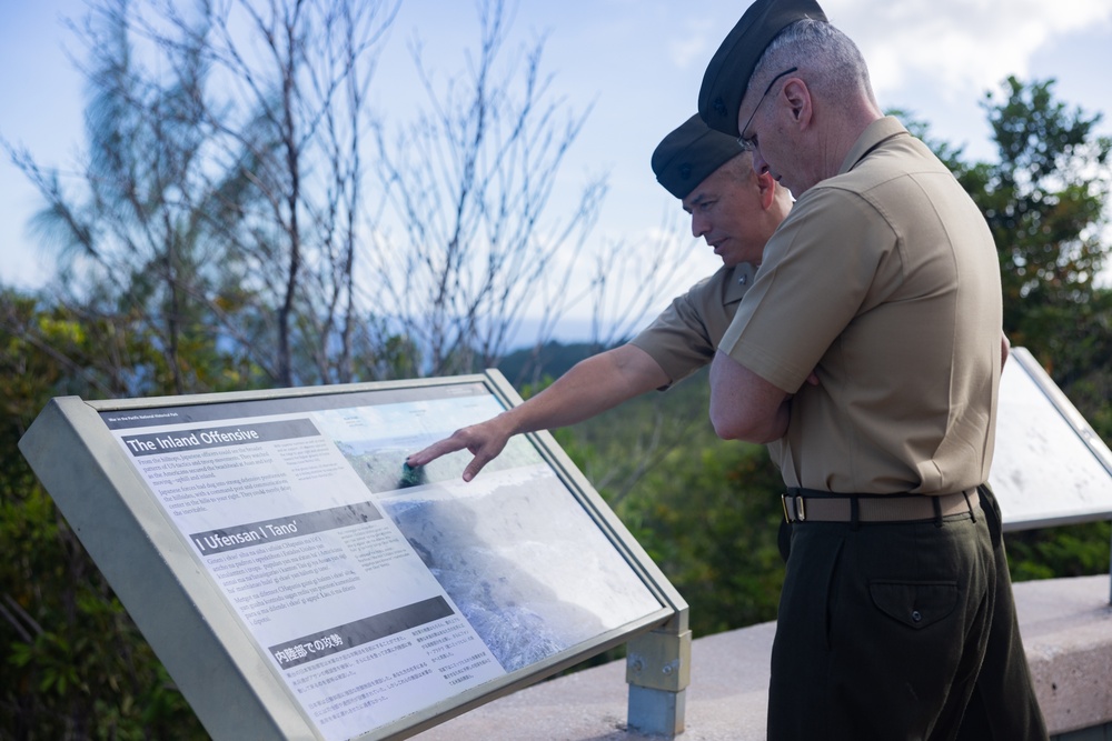 The Assistant Commandant of the Marine Corps visits Guam
