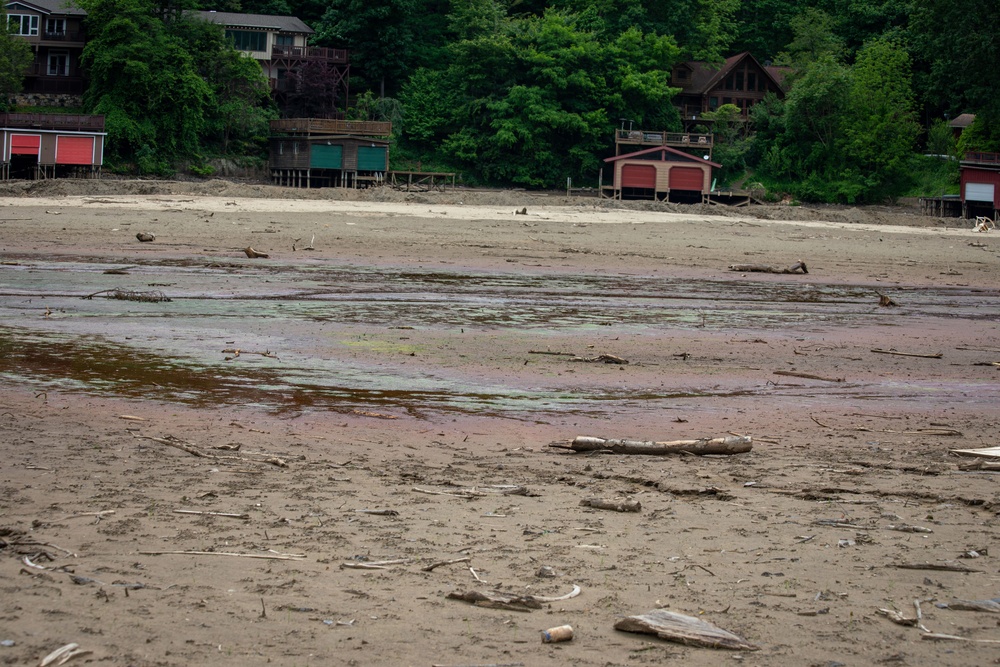 U.S. Army Corps of Engineers Hurricane Helene debris removal efforts at Lake Lure